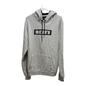ION Surfing Elements Heather Gray Men's Hoodie Large